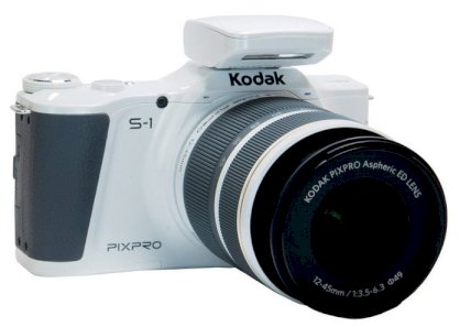 Kodak Pixpro S-1 (Kodak Pixpro Aspheric 12-45mm F3.5-6.3 ED) Lens Kit - White