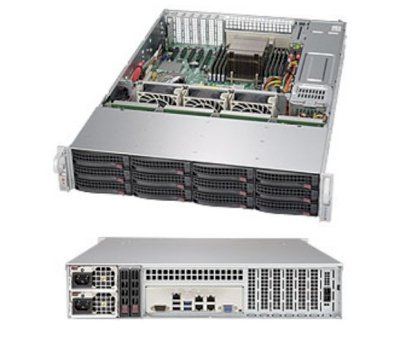 Server Supermicro SuperServer 5028R-E1CR12L (Black) (SSG-5028R-E1CR12L) E5-2699 v3 (Intel Xeon E5-2699 v3 2.30GHz, RAM 16GB, 920W, Không kèm ổ cứng)