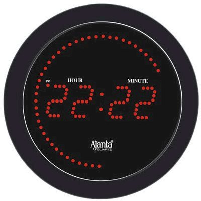Ajanta OLC-300 Digital Wall Clock (Black)