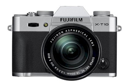 Fujifilm X-T10 (Super EBC XF 16-50mm F3.5-5.6 OIS II) Lens Kit - Silver