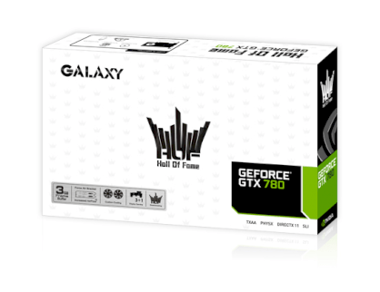 Galaxy GTX780 HOF 3GB (78XNH5DV8PXV) (Nvidia GeForce GTX 780, 3072MB GDDR5, 384 bit, PCI-E 3.0)