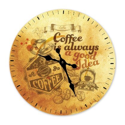 Đồng hồ treo tường Clockadoodledoo Coffee is Always a Good Idea