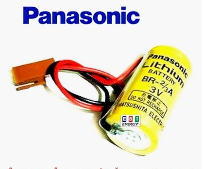 Pin Lithium Panasonic BR-2/3A  3V + Zắc Cắm