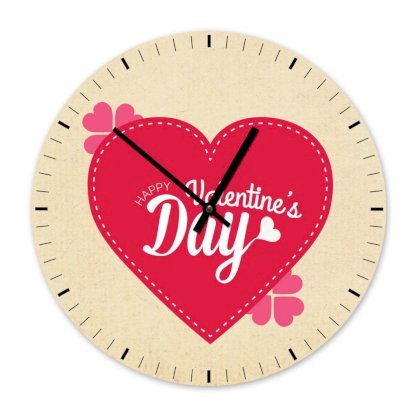 Đồng hồ treo tường Clockadoodledoo Happy Valentine`s Day