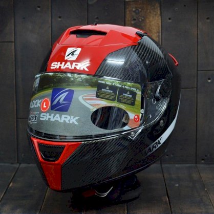 Shark Speed-R Carbon 2 Carbon Skin Carbon Red White
