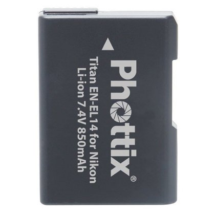 Pin máy ảnh, máy quay Phottix EN-EL14