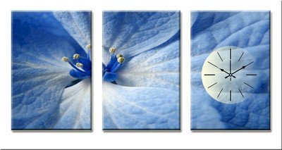 Design O Vista Three Panel DV3-S-R9142 Analog Wall Clock (Multicolor)