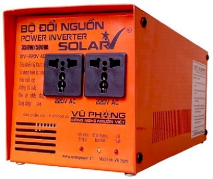 Bộ đổi nguồn sine chuẩn SolarV 12V-500VA