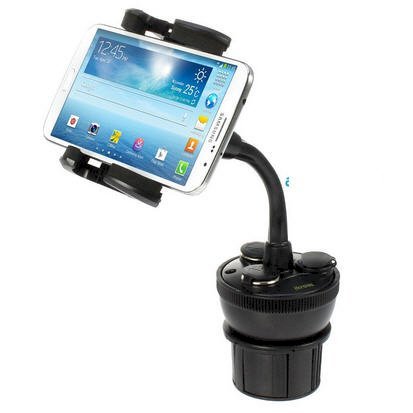 Bộ giá điện thoại trên xe ô tô - iKross Cup Holder Car Mount