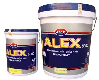 Sơn chống kiềm& chống thấm, chống tia cực tím ngoại thất 18lít  Alex Sealer 8000