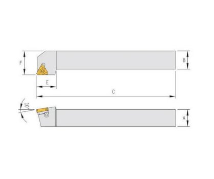 Cán dao tiện ren Marox SER/L1616H16