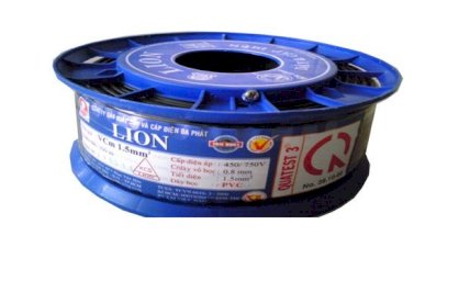 Dây cáp đơn mềm 1 ruột đồng Lion Vcm 0.5 mm2