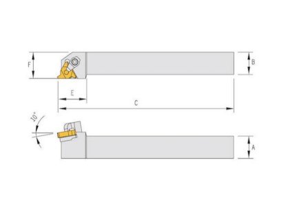 Cán dao tiện ren Marox CER/L2020K16