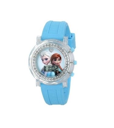 Đồng hồ Frozen nữ hoàng băng giá dây xanh - Có đèn- Đồng hồ 36 Frozen