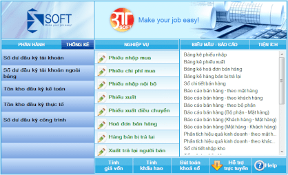 Phần mềm kế toán 3TSoft