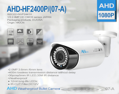 Camera giám sát Abelll AHD-HF2400P/(07-A)