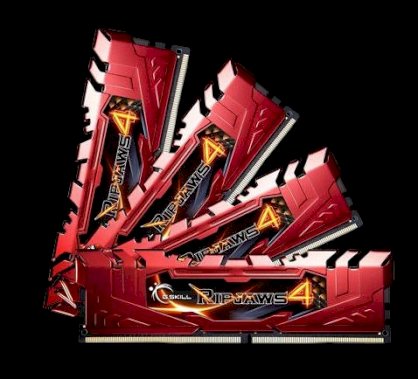 G.Skill Ripjaws 4 (F4-2133C15Q-32GRR) - DDR4 - 32GB (4 x 8GB) - Bus 2133MHz - PC4 17000 Quad Channel Kit