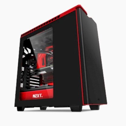 Case NZXT H440 CA-H440W-M1 (Matte Black and Gloss Red)