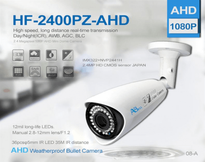 Camera Abell AHD-HF2400PZ/(08-A)