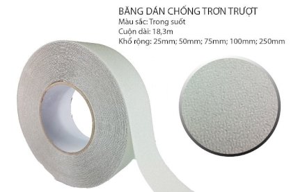 Băng dán chống trơn (trong suốt) S2TS50-CT