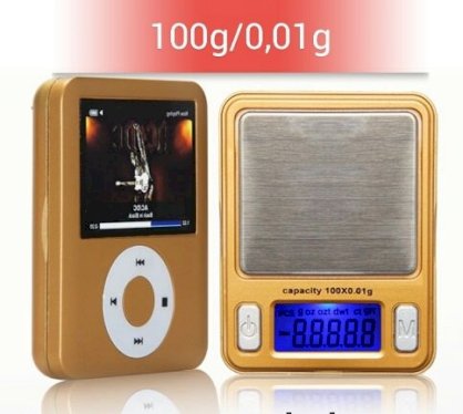 Cân điện tử MP3 100G/0,01G