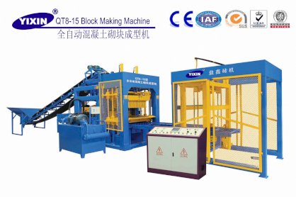 Máy sản xuất gạch Yixin QT8-15