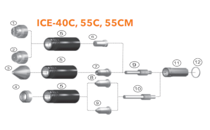 Điện cực plasma ICE-40 Miler