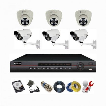 Bộ 6 camera quan sát IP HD Vantech