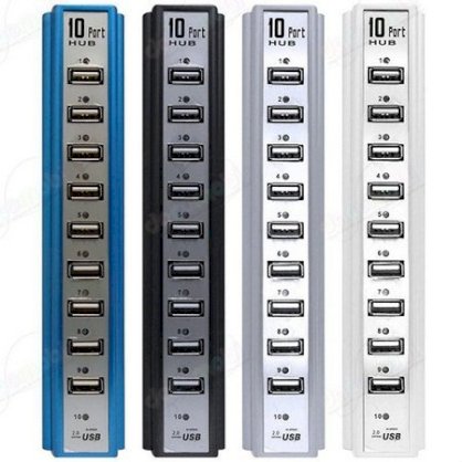 Bộ chia cổng USB - Hub USB 10 port hình ổ điện