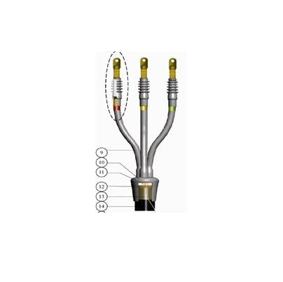 Đầu cáp ngầm XLPE ngoài trời không đầu cốt 50-400mm2(36KV)