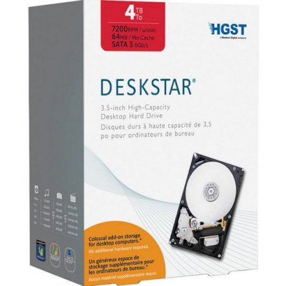 Hitachi NAS Desktop Drive Kits 4TB - 7200rpm - 64MB Cache - Sata (HDN724040ALE640)