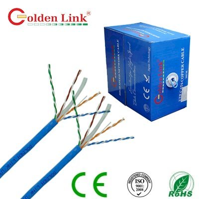 Cáp mạng Golden Link PlusCategoryUTP CAT6ECable 300 m màu xanh dương