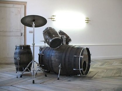 Bộ trống Jazz drum bằng thùng rượu vang