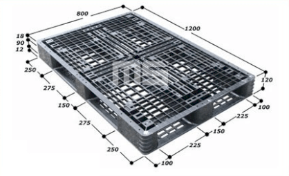 Pallet nhựa MSPALLET N4-1208SL