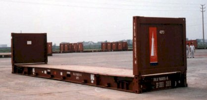 Container 40 feet Flat Track Tiên Hưng Đạo