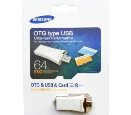 USB memory Micro SDHC Samsung OTG type USB - 64GB
