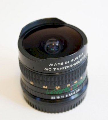 Lens Zenitar-M 16mm F2.8 Fish Eye For Canon