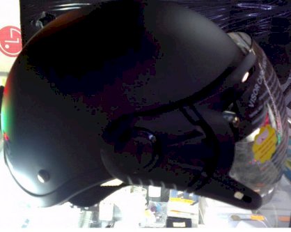 Mũ bảo hiểm nửa đầu GRS A33K màu đen nhám có kính
