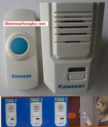 Chuông cửa không dây thông minh kawa db667 dùng điện