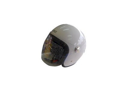 Mũ bảo hiểm xe máy kín đầu GRS 369 trắng