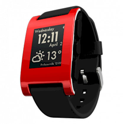 Đồng hồ thông minh Pebble SmartWatch Red