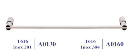 Máng khăn đơn Inox 304 T616