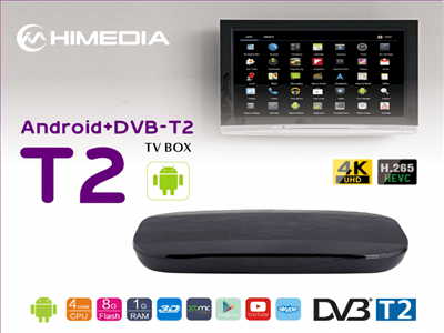 Android Box Himedia T2 - Kết Đầu Thu KTS DVB T2