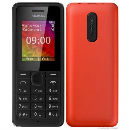 Vỏ Nokia 106 đỏ không bàn phím
