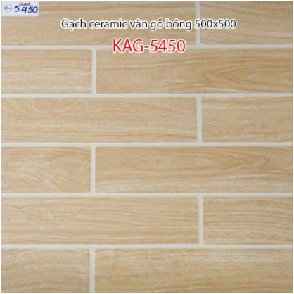 Gạch lát nền vân gỗ bóng 500x500 KAG-5450