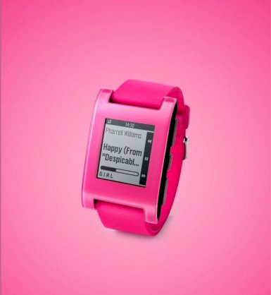 Đồng hồ thông minh Pebble SmartWatch Pink Limited Edition