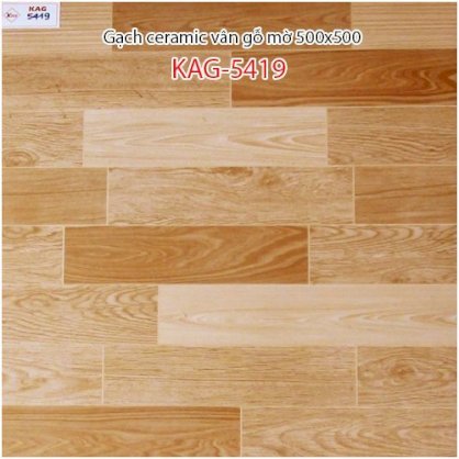 Gạch lát nền vân gỗ mờ 500x500 KAG-5419