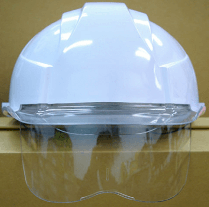 Mũ bảo hộ lao động có kính bảo vệ PQ-MBH4