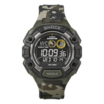 Timex - Đồng hồ thời trang nam Expedition Digital Grey (Rằn Ri)