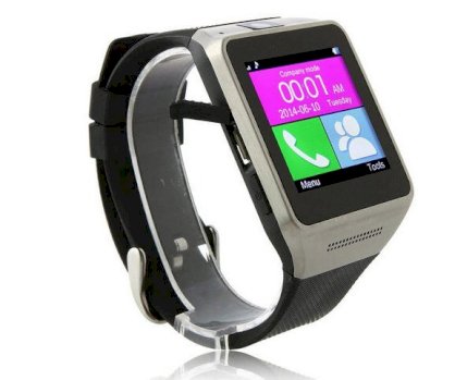 Đồng hồ thông minh Smartwatch GV08 (Đen phối bạc)